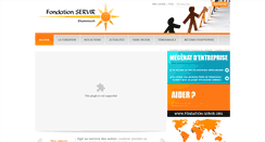 Desktop Screenshot of fondation-servir.org